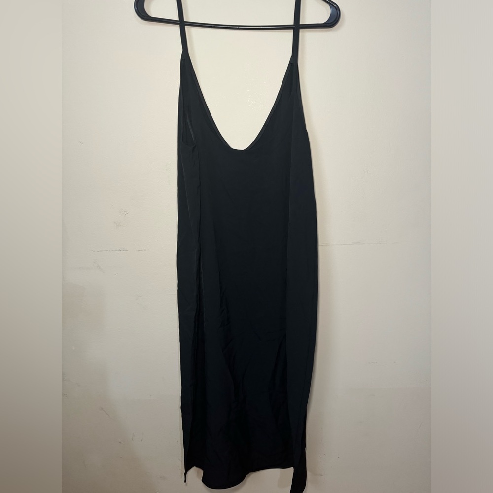 Everlane Black Spaghetti Strapped Dress
